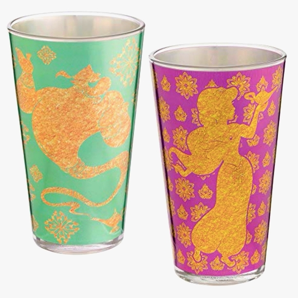 Disney Aladdin 2 Piece Glasses Set Genie and Jasmine - Picture 3 of 3